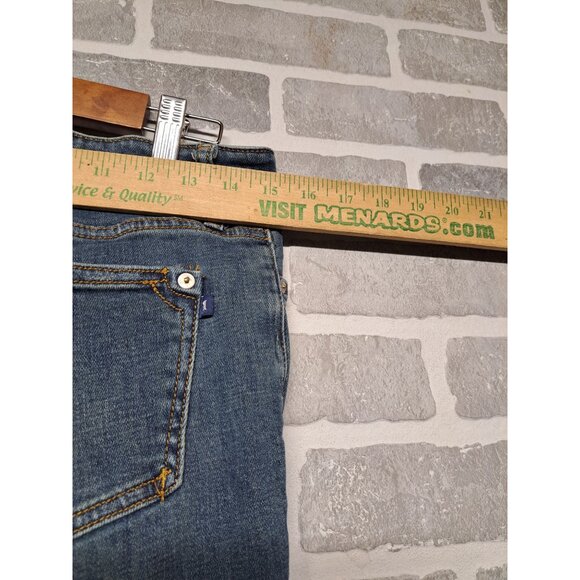 Anthropologie Pilcro Womens Slim Boyfriend  Blue‎ Denim Distressed Jeans Size 26 - Picture 9 of 9